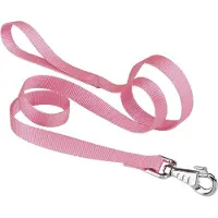 Ferplast Feplast hondenriem roze nylon - hondenlijn - honden uitlaatriem - 120*1cm