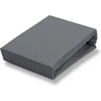 Vandyck Topper Hoeslaken Jersey Supreme Topper Grey (Jersey)-1-persoons (80/90/100 x 190/200/210/220 cm)