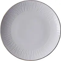 Tokyo Design Studio - Nippon White Gold Rim Plate 27.5cm Lines