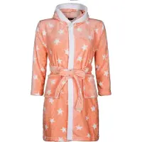 Badrock Kinderbadjas - sterren motief - capuchon badjas - 100% fleece - maat S (5-6 jaar)