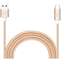 NILLKIN Elite USB-C kabel 1 meter sterk nylon goud