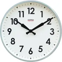 Cloudnola Factory Industrial Grey Numbers 45 cm Arabic WandKlok