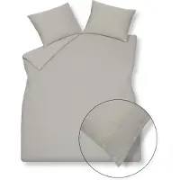 Vandyck Dekbedovertrek Pure 07 Coolgrey Linnen-200 x 200 / 220 cm | 2-Persoons