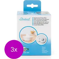 Petsafe Drinkwell Vervangende Schuimfilter - Hondendrinkbak - 3 x 2 stuks
