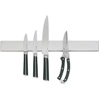 kela Magnetische Messenhouder Plan Zilver 36 x 5 x 1,5 cm