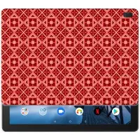 B2Ctelecom Lenovo Tab E10 Hippe Hoes Batik Rood