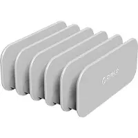 ORICO standaard voor 5 tablets en/of smartphones / zilver