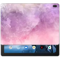 B2Ctelecom Tablethoes Lenovo Tab E10 Pink Purple Paint
