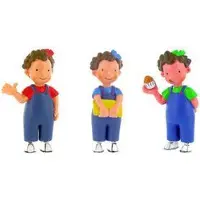 Comansi De Drieling speelfiguren - Anna, Tessa en Heleen - 8cm