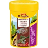 Sera FD Tubifex 100 ml proteinerijk voor vleeseters