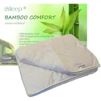 ISleep Dekbed Zomer Bamboo Comfort - 100% Bamboe - Eenpersoons - 140x200 cm - Wit
