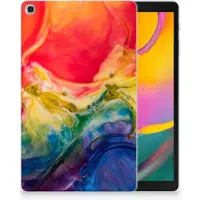 B2Ctelecom Tablethoes Samsung Galaxy Tab A 10.1 (2019) Watercolor Dark