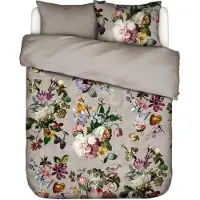 Essenza Dekbedovertrek Fleur Stone Satijn-140 x 200 / 220 cm | 1-Persoons