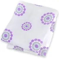 Lulujo Bamboe luier - lavendel medaillon