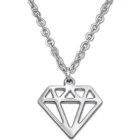 Montebello Ketting Agnetha - Dames - 316L Staal - 11 x 12 mm - 46 cm