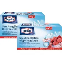 Toppits Diepvrieszakjes 3 liter 60 zakjes (2x30)