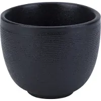 COSY&TRENDY Yara Black Beker - Ø 8 cm x 7 cm