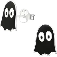 Montebello Princess Oorbellen Spookje - 925 Zilver E-Coating - 8x11mm