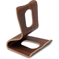 Terratec Houten één Tablet standaard van echt hout, Tablethouder, Bruin