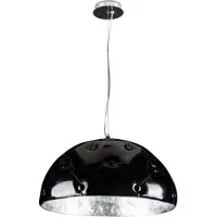 Linea Verdace Hanglamp Chesterfield Ø55cm - zwart / zilver - 3x60w E27