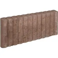 Gardenlux 10 stuks! Mini palissadeband bruin 6x25x50 cm