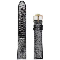 Hirsch Strap Lizard L (Bandbreedte: 20 mm) - Zwart
