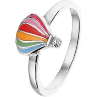 The Kids Jewelry Collection Ring Luchtballon - Zilver Gerhodineerd
