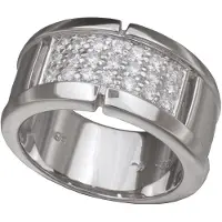 Orphelia Silver 925 Zr-3645;56 Ring Pave Zirconium