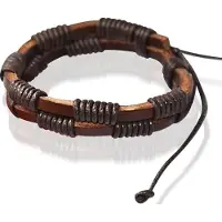 Montebello Armband Akla Brown - Heren - Leer - 20 - 23 cm