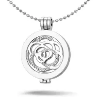Montebello Ketting Alexalyn - Dames - Staal - Zirkonia - ?35 mm – Coin - 3-delig - 80 cm