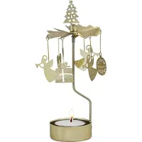 Pluto Produkter GOUDEN DECORATIE THEELICHTCARROUSEL