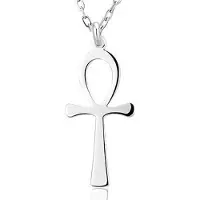 Montebello Ketting Ankh - Dames - 925 Zilver - Symbool - 16 x 30 mm - 45 cm