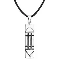 EtNox Atlantis zilveren hanger,Atlantis ketting hanger
