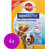 Pedigree Dentastix - Hondensnacks - 4 x Dental 28 stuks Medium