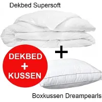 Klaas Vaak Dekbed Supersoft - 140x220 cm + Box Hoofdkussen