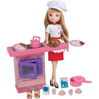 Imaginarium Valentina Chef Pop - - Meisjespop Kok - Met Keuken en Accessoires