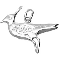 MOOYE ® - Collectie Zilveren Kievit groot kettinghanger