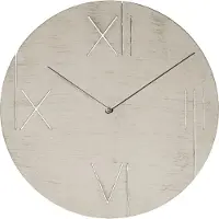Nextime Galileo - Klok - Inclusief Licht - Rond - Metaal - Ø43 cm - Oud Bruin
