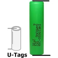 Samsung 1 Stuk U-Soldeerlippen INR18650-25R 20A