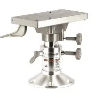 VETUS Manually Adjustable Sliding Seat Foot Zilver 34-47 cm