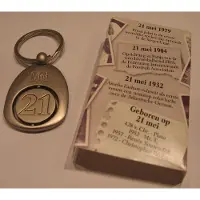 Miko kroniek sleutelhanger - titanium - 19 mei
