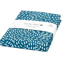 Studio Ditte Hoeslaken Flow 90x200cm - Blauw