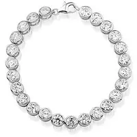 Montebello Armband Janina - 925 Zilver Gerhodineerd - ∅7mm - 17.5cm