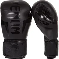 Venum Elite Bokshandschoenen (black/black) - 10 OZ