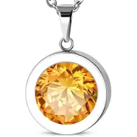 Montebello Ketting Avani - Dames - 316L Staal PVC - Rookkwarts - 21 mm - 45 cm