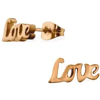 Montebello Oorbellen Bao Ros? - Dames - 316L Staal PVC - Love - 5 x 11 mm