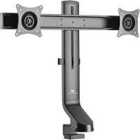 Macleans - Monitorhouder / Monitorbeugel voor 2 schermen 17-27 - MC 854
