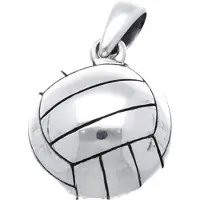 MOOYE ® - Collectie Zilveren Volleybal kettinghanger