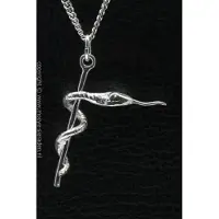 MOOYE ® - Collectie Zilveren Esculaap ketting hanger
