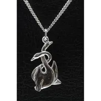 MOOYE ® - Collectie Zilveren Zwanen verliefd ketting hanger